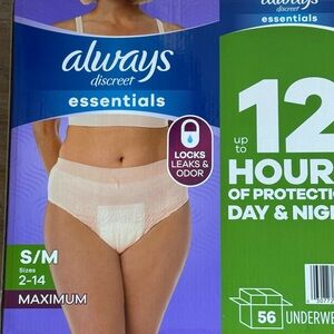 Always Discreet Maximum Protection Underwear - Cream